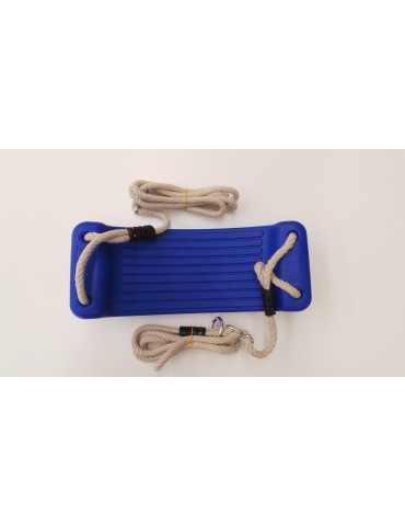 Blow Moulded Swing Seat BLUE With Ropes